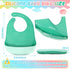 Adjustable Waterproof Silicone Baby Bibs - Soft Feeding Supplies for Kids