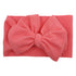 KIDOCHEESE Big Bows Headbands, Nylon Oversized Hair Accessories for Newborns, Infants, Toddlers, Kids