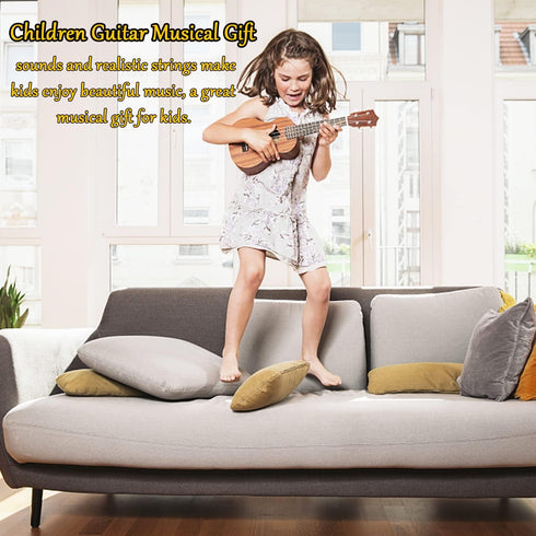 Kids Toy Ukulele Guitar, 17-Inch 4 String Mini Guitar, Educational Musical Instrument for Toddlers