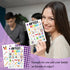 Artist Party Bingo Game, 24 Player Art Bingo Cards Set for Family Activities, Painting Party Supplies