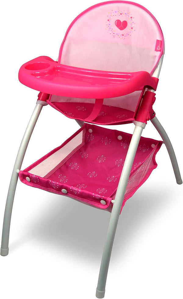 Anivia Baby Doll High Chair, Toy High Chair for Baby Doll (DH010-PINK)