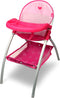 Anivia Baby Doll High Chair, Toy High Chair for Baby Doll (DH010-PINK)