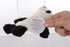 Apricot Lamb Baby Lovey Panda Soft Rattle Toy, Plush Stuffed Animal for Newborn (White Panda, 6 Inches)