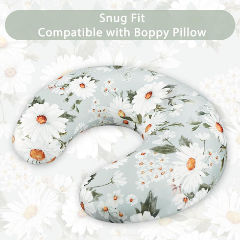 Pea Pod Nursing Pillow Cover Breastfeeding Pillow Slipcover for Moms Soft Breathable, Newborn Infant Feeding Pillow