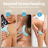 plusOne Breast & Body Massager for Breastfeeding and Postpartum Care Heated Lactation Support Tool, Hands-Free Bra-Fit