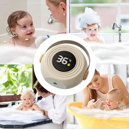 Generic 4.33x3.9in Floating Bath Thermometer - babyTemperature Gauge Toy, Waterproof Safety Meter | Long Lasting Hot