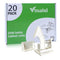 20 Pack Cabinet Locks, Vmaisi Child Safety Latches for Baby Proofing Cabinets Drawers, Easy Installation