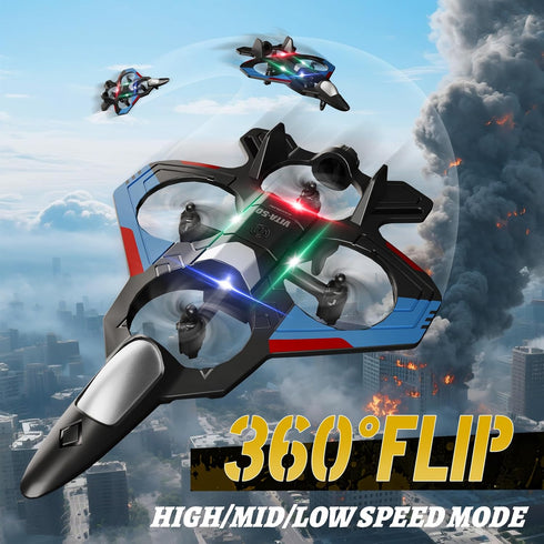 Tubokoro 8-12 12-16, 360 RC Planes for Kids Adults, Foam Remote Control Airplane Jet Helicopter Drone Toys for Kids