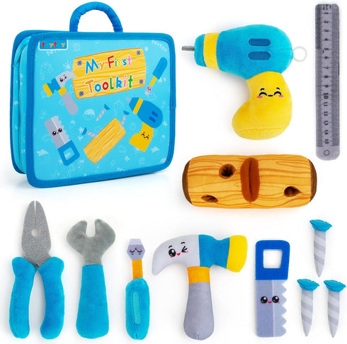 teytoy My 1st Toolbox Playset, Baby Tool Set for 1 Year Old,