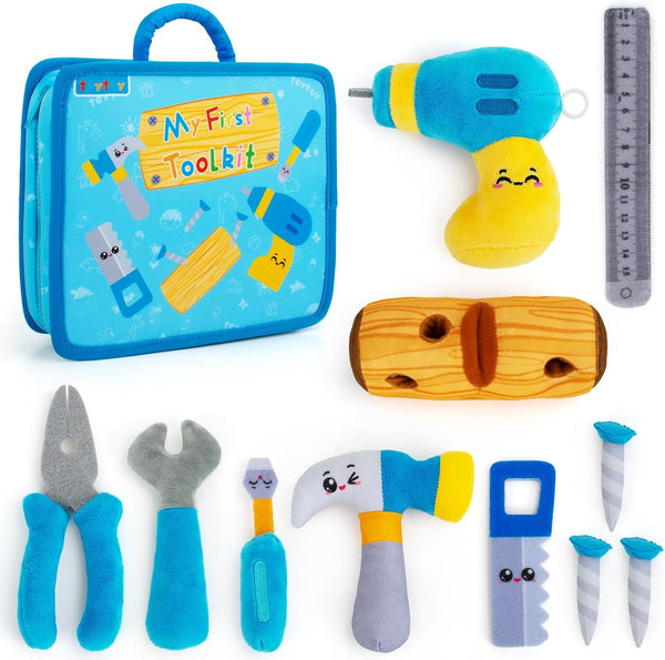 teytoy My 1st Toolbox Playset, Baby Tool Set for 1 Year Old,