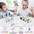 2 Intoypad Unicorn Collision Transforming Cars Toy for Girls Boys, Magnetic Cars Transform into Magical Unicorn