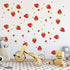 Saomour 92 Strawberry Decor Pieces Stickers, PVC Material, Waterproof, Custom Style, Wall Stickers