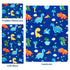 Set 3 Set Set Set Cloele Crib Bedding for Boys Girls- Piece Dinosaur Baby Bedding Soft Comforter Bed Includes Toddler