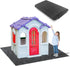 Wibeelee Outdoor Playhouse Mat 55 * 70.8 in Non Slip Backing Outdoor Play