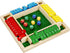 1-4 Players Shut The Box Dice Game, 10 Numbers Traditional Wooden Pub