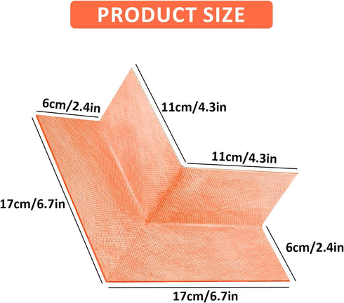 8 Pack Seamless Outside Waterproofing Corner Shower Membrane Corner Shower Membrane Corner Polyethylene Corner Membrane