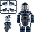 Toy Soldiers Figures Dark Blue Bomb Disposal Suit Armor E.O.D Suit Toys Military Equipment Custom Minifigure Compatible with Mini figure of Major Brand, 3 Years Old and up