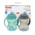(2-Pack) 10 Oz 4+ Nuby Clik-It No-Spill Soft Spout Training Sippy Cup with Handles - - Months - Neutral