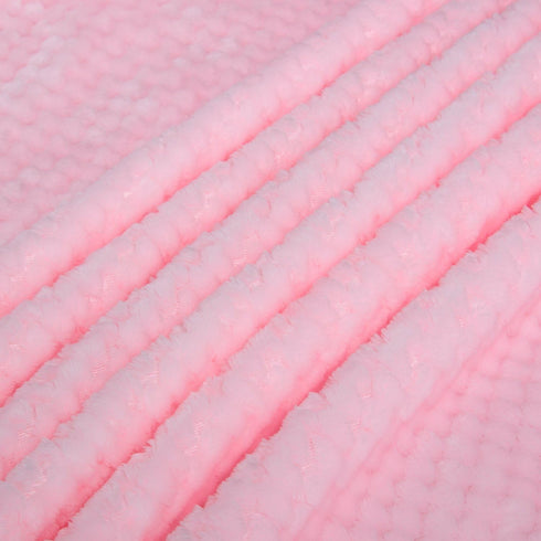 Fuzzy Blanket for Baby - Soft Warm Cozy Coral Fleece Toddler Receiving Blanket for Crib, Stroller (28Wx40L)