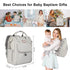 OMBRAT Backpack, Backpack, Diaper Bag with Diaper Changing Table Foldable Diaper Pad, Lightweight Large Capacity