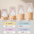 4oz (Pack 2)) Glass Baby Bottles with Natural Response Nipple Size SS - Anti Colic Baby Bottles Wide Neck Slow Flow