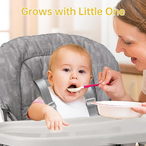 Ajrwiiy 5 High Chair Straps Replacement Compatible with Graco - Point Harness Straps for High Chair, Straps Length