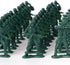 2-Inch Plastic Army Men Action Figures, Pack of 100 with 10 Unique Sculpts (Green)