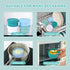 Set of 4 100% Silicone Baby Food Storage Containers of Cute Fun Colors, 5 oz Leak Proof Food Snack Containers for Infants Kids with Airtight Lids, Freezer Dishwasher Safe