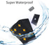 LAGEBONA Set, Waterproof Deck of CardsGift Playing CardsPoker Men Pool Poker Cards (Black Diamond)