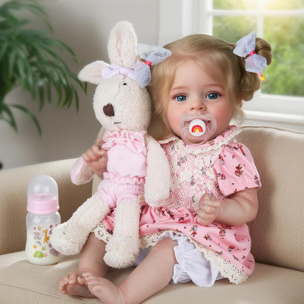 CHAREX Realistic Reborn Baby Doll Girl 20 Inch Lifelike Real Life Handmade