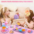 Auney Set 36pcs, Tea Toys for Girls Unicorn Tea Party Toy Pretend Play Toddler Toys, Girls Toys for Birthday Including