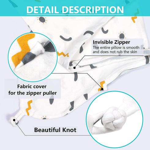 BYRIVER Body Pillow Replacement Pillowcase - Sunshine Design