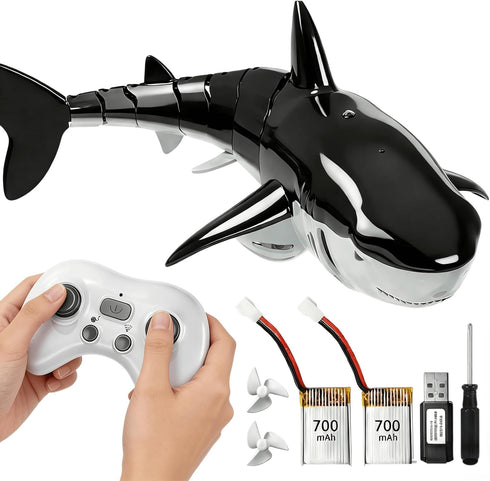 TEMI Remote Control Shark Toy for Kids Boys 3-5, Simulation RC Sharks