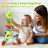 0-6 6-12 Tummy 0 3 6 9 12 Baby Toys Musical Caterpillar, Infant Stuffed Animal for Months with Crinkle and Rattles