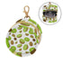 Kiwifruit Round Pacifier Storage Case with Zipper, Portable Pacifier Case for Travel, Diaper Bag & Purse, Pacifier