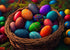 HUADADA Jigsaw Puzzles for Adults - 1000 Pieces Easter Eggs Home Decor Birthday Gift for Seniors