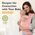 mommore Baby Carrier Newborn to Toddler, Ergonomic Baby Infant Carrier with Lumbar Support, Comfort with Adjustable