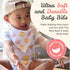 The Wee Bean Organic Cotton Bandana Bibs 2pcs Set, Baby Bandana Drool Bibs for Boys Girls Unisex, Teething and Drooling