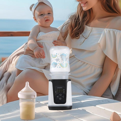 MENGLANSI Fast Heating Portable USB Bottle Warmer Automatic Design for Parents with Night Lamp