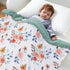 BORITAR Baby Blankets Super Soft Plush Mink Fabric for Boys Girls,Elegant Multicolor Floral Receiving Blankets with Double Layer Dotted Backing for Newborn,Toddler,Shower Gifts 30 x 40 Inch by BORITAR