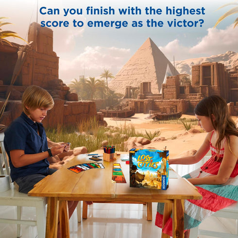 Lost Cities Card Game with 6th Expedition