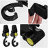 HOODANCOS 2pcs Universal Stroller Hooks for Hanging Bags, Stroller Accessory Clips with Strong Grip, Multipurpose