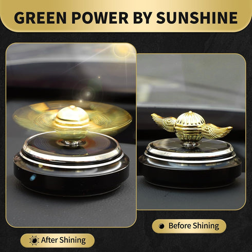 Fidget Spinner Solar Power Desk Toy - Educational Science Kits for Kids, Kinetic Gyro Spinning Decoration