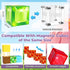 ORZbb 3-5 4-6 5-7 6-8 (0.8IN/2CM) Magnetic Blocks, Magnetic Tiles Building Blocks, Magnet Cubes Toddler Kids Toys