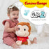 KIDS PREFERRED Curious George Cuteeze Stuffed Animal Plush Toy Monkey, 12 Inches, Cute Cuddle Plushie Gift for Baby
