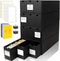 Trading Card Storage Box - Includes 12-600 CT Boxes & 48 Card Dividers, 12000+ Organizer for TCG, YuGiOh, MTG, Baseball