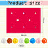 Kathfly Red Hole Tarp Team Building Game 98 x 70 Inch Learning Fun Team Building Games for Work with 8 Pcs Team Building Ball for Teamwork Group