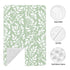 Hcpwzrf Chic Botanical Sage Green Foliage Baby Car Seat Cover & Nursing Cover - Breathable Stretch Multi-Use Cover