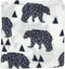Cute Organic Cotton Muslin Swaddle Blankets Premium Receiving Blanket for Boys &