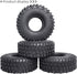 4PCS 4.7 Inch Outer Diameter RC Crawler Tires 1.9 Inch Tires for Axial SCX10 90047 SCX10 III AXI03007
